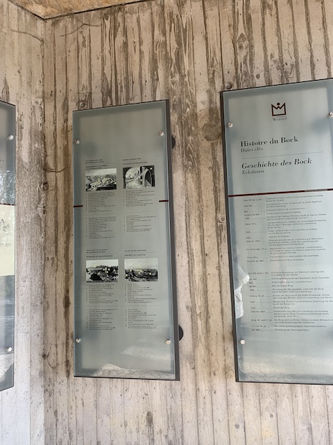 entrada a las Casemates du Bock, qué ver en Luxemburgo.
