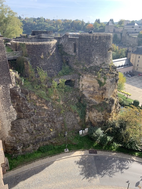 Vista desde arriba de las Casemates du Bock