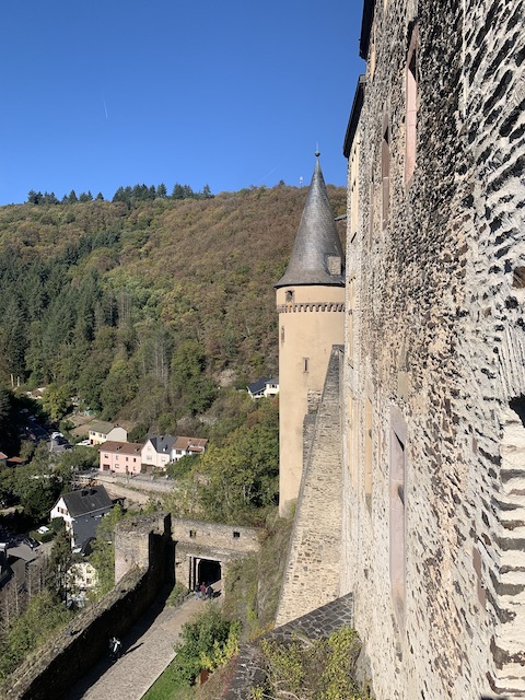 Vistas desde la primera planta del Castillo de Vianden.