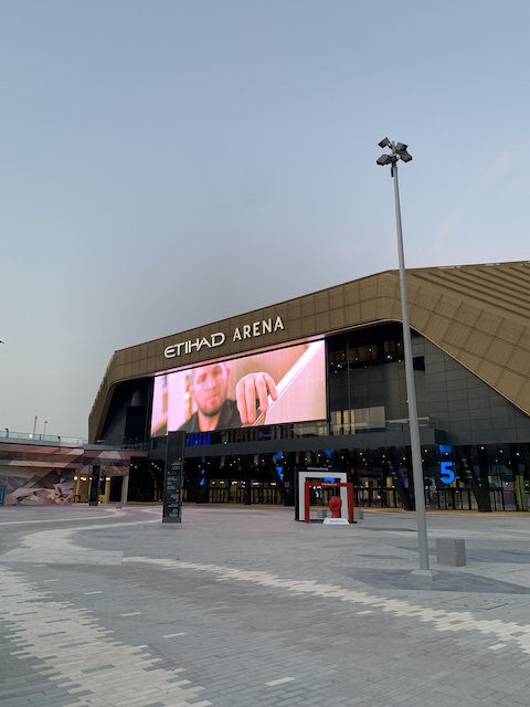 Etihad Arena.