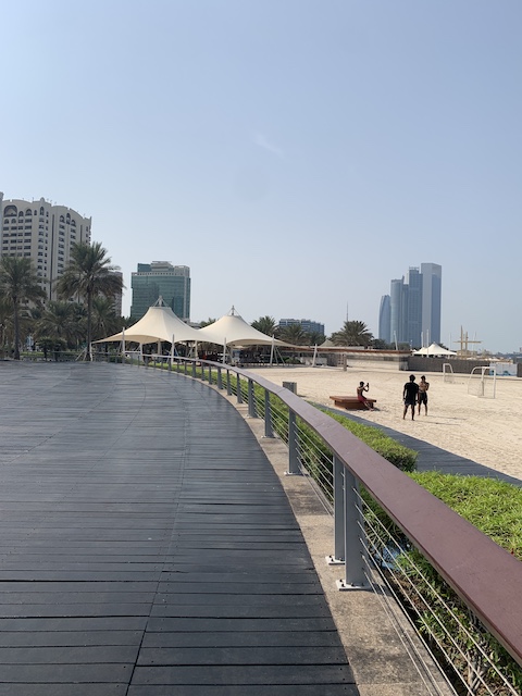 Corniche Abu Dhabi.