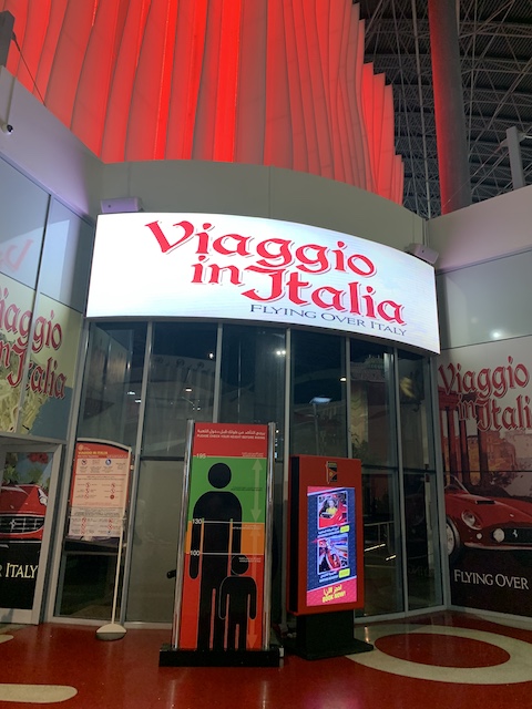 Atracción Ferrari World Abu Dhabi.