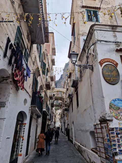 Calles de Amalfi.