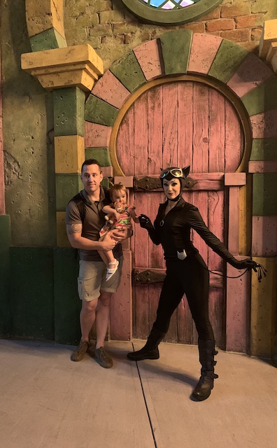 Catwoman Warner Bros Abu Dhabi.