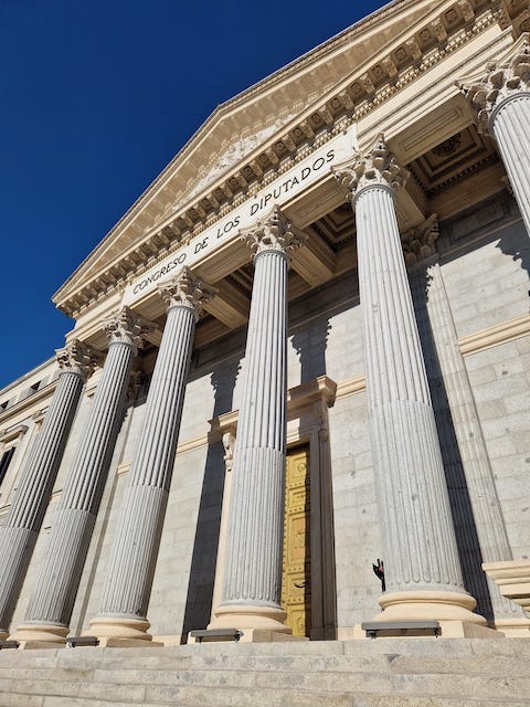 Congreso de los Diputados plaza las Cortes