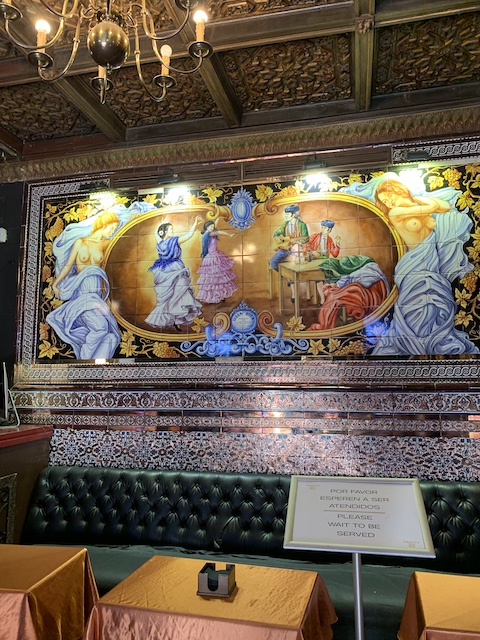 Interior tablao 1911 Madrid.