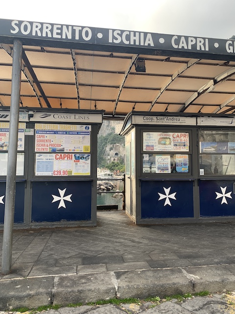 Taquilla tickets Amalfi.