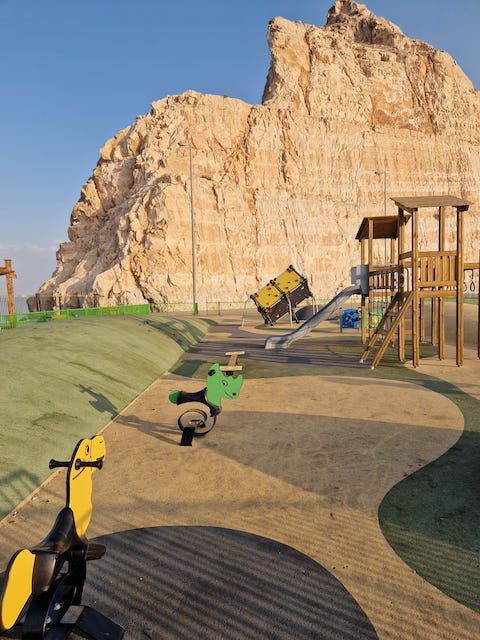 Parque infantil en Jebel Hafeet.