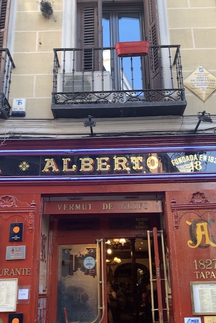 Casa Alberto Barrio de las Letras.