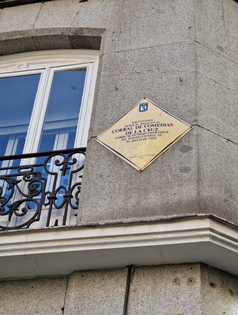 Senalización lugares históricos Madrid.
