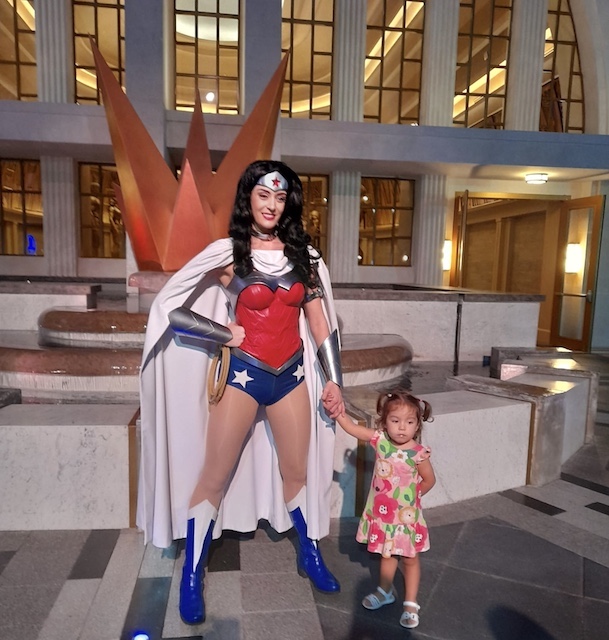 Wonder Woman Warner Bros Abu Dhabi.