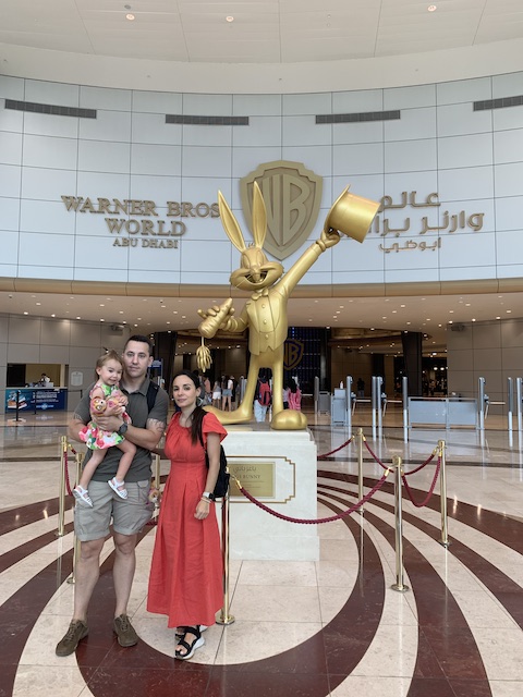 entrada Warner Bros Abu Dhabi.