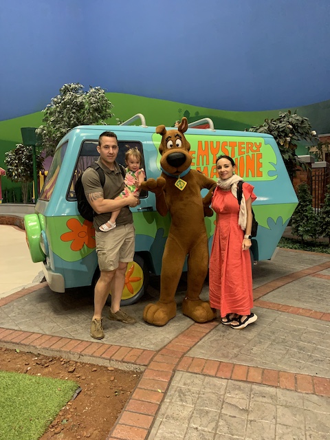 Encuentro con Sooby-Doo Warner Bros Abu Dhabi.