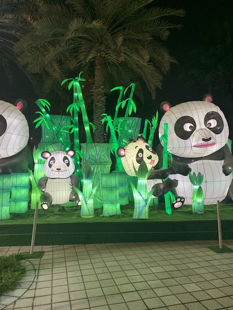 osos panda Garden Glow Dubai