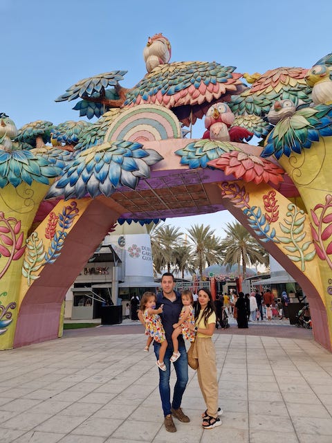 Dubai con niños Garden Glow.
