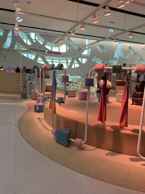 Zona infantil Museo del Futuro de Dubai.
