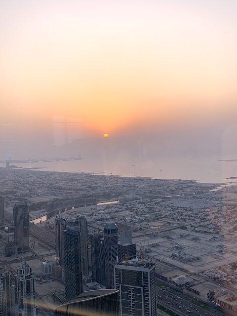 Atardecer Burj Khalifa.