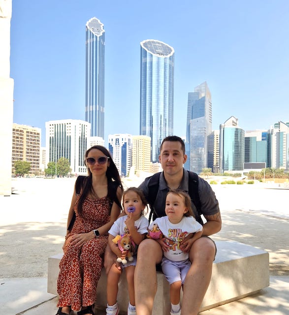 Emiratos Árabes con niños