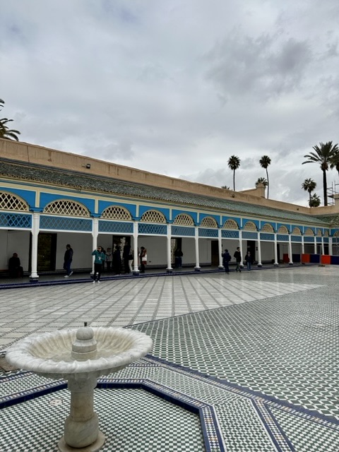 Patio de Honor Palacio de la Bahía. Marrakech.
