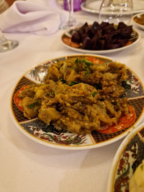 Zalouk. Comida típica de Marruecos.