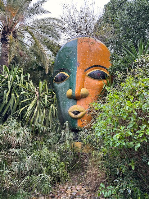Cara africana Jardín Anima. Día 3 en Marrakech.