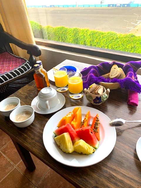 Frutas tropicales. Comida típica de Guatemala.