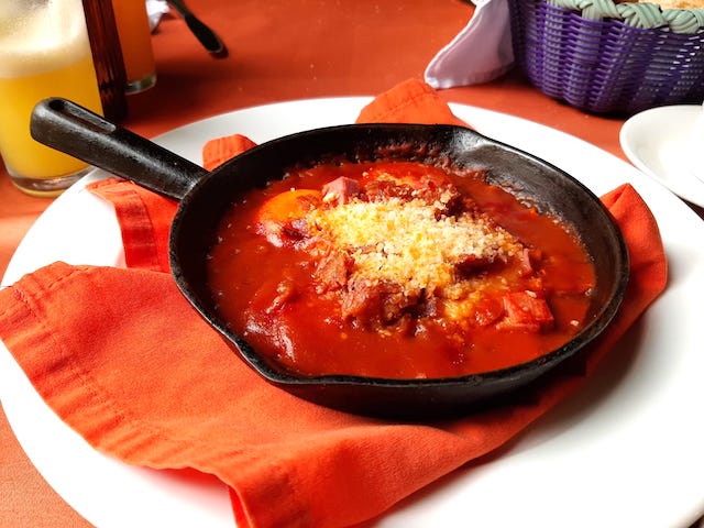 Desayuno en Guatemala. Comida típica de Guatemala.