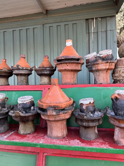 Tajines y tangias típicos de Marruecos.