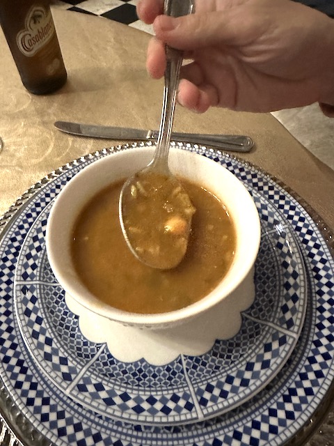 Harira. Comida típica de Marruecos.