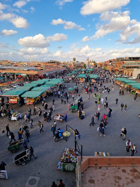 plaza Jemaa el Fna Marrakech.