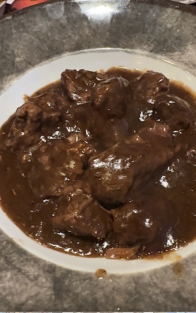 Carbonade Flamande. comida Típica de Bélgica.