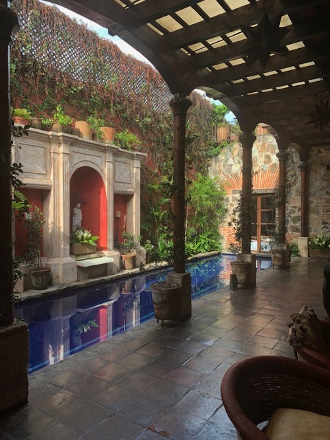 Patio Posada del Ángel Antigua Guatemala.