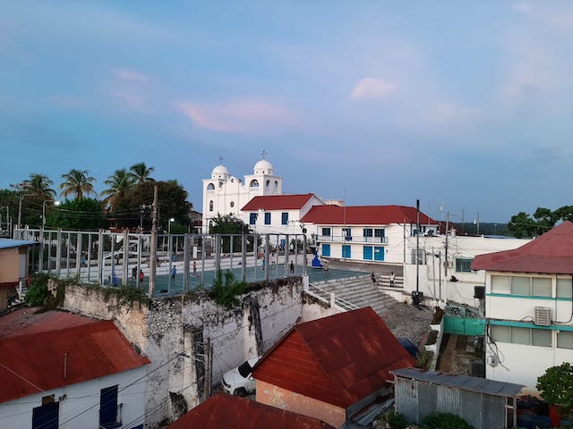 Centro de Isla de Flores Guatemala.
