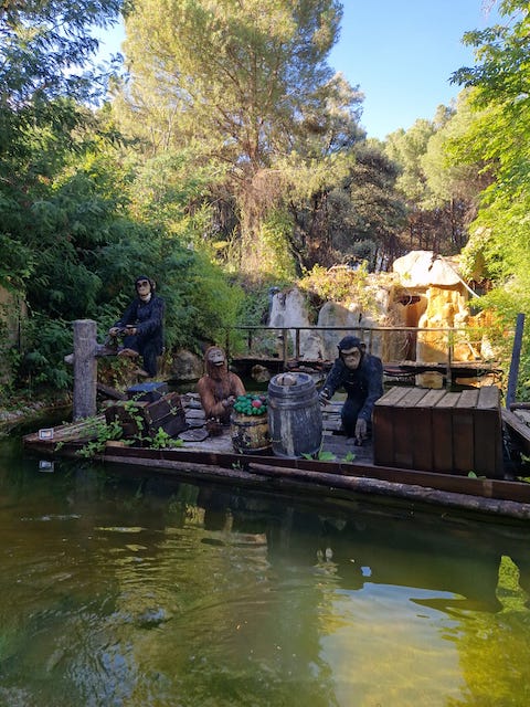 la jungla parque de atracciones de Madrid.