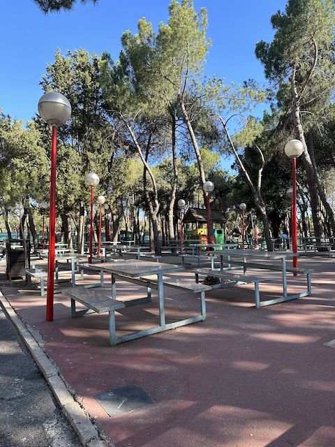 Merenderos parque atracciones