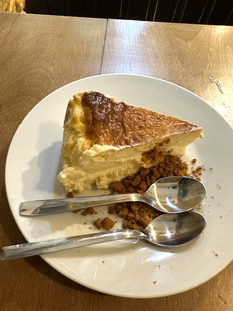 Tarta queso Gure Toki Bilbao.