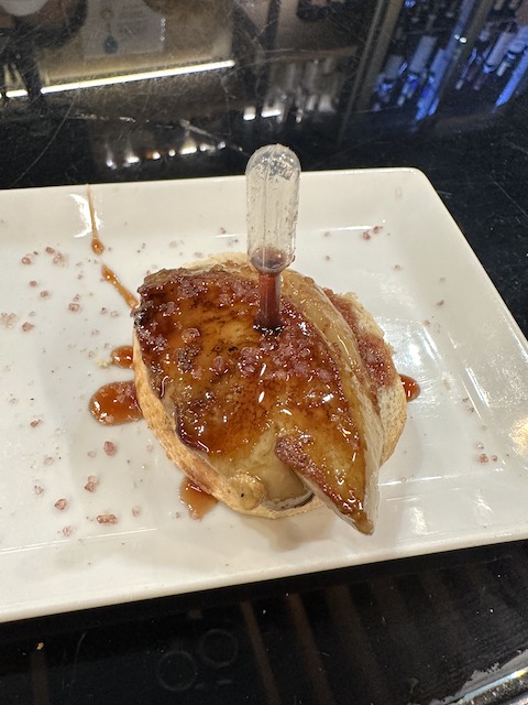 pincho foie las Letras del Laurel Logroño.
