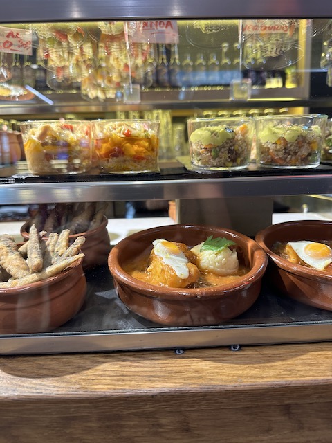 Pinchos Mercado de la Ribera Bilbao.