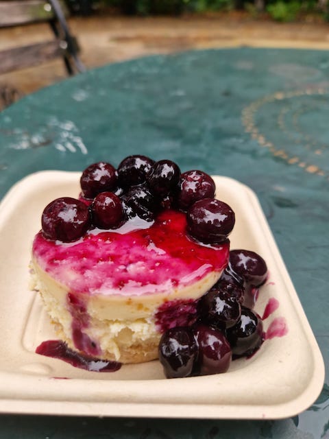 cheescake arándanos Magnolia Bakery.