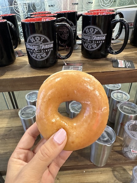 Dónut clásico Krispy Kréme..

