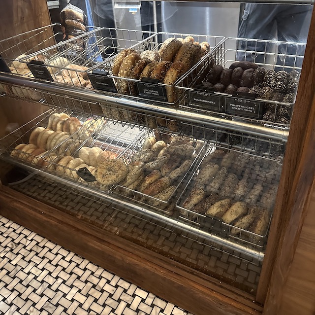 Tipos de bagels en Nueva York.