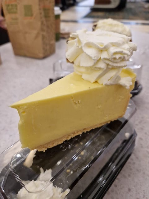 Cheesecake Factory plain cheesecake