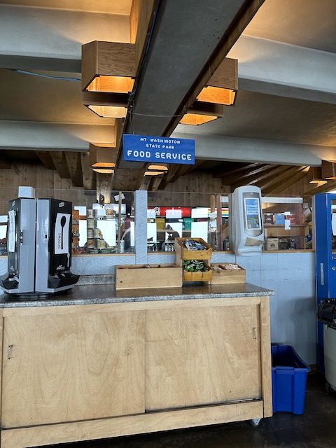 Food Service monte washington en las white mountains.