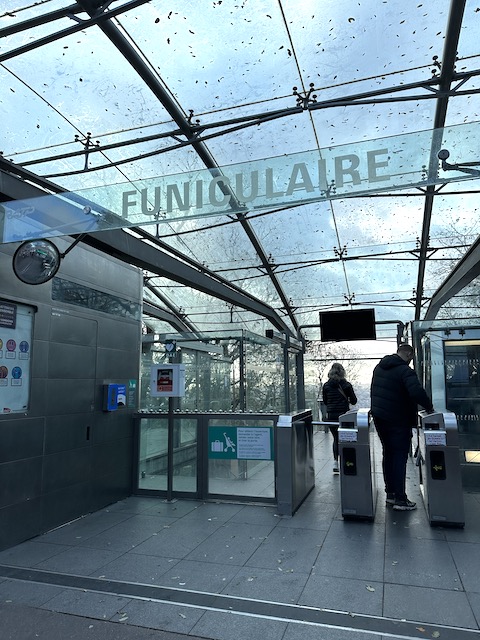 funicular Montmartre.