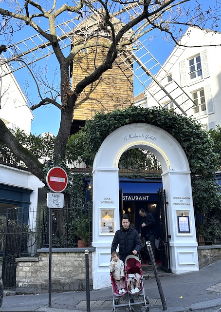 moulin de la Galette. ruta por Montmartre.