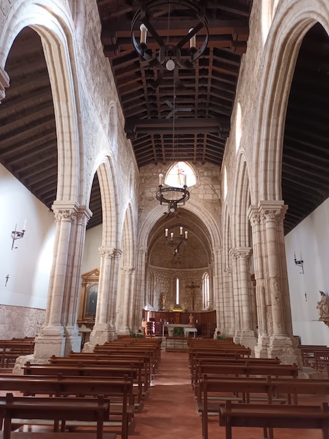 interior iglesia de San Felipe Brihuega.