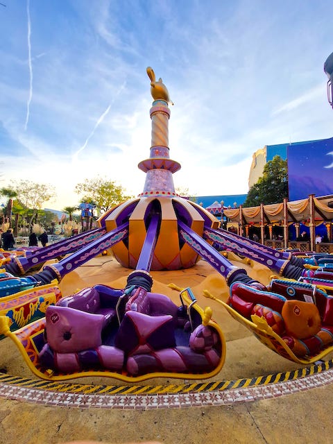 Les Tapis Volants, plan de 1 Walt´s Disney Studios.