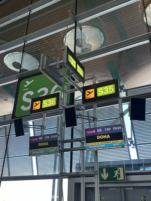 madrid/doha Qatar Airways.