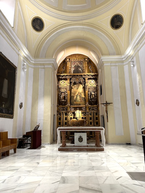 Altar convento de las Carmelitas Loeches.