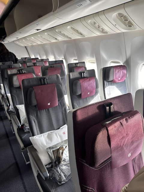 Avión Qatar Airways.